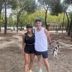 Training run in Madrid with Carleth Keys